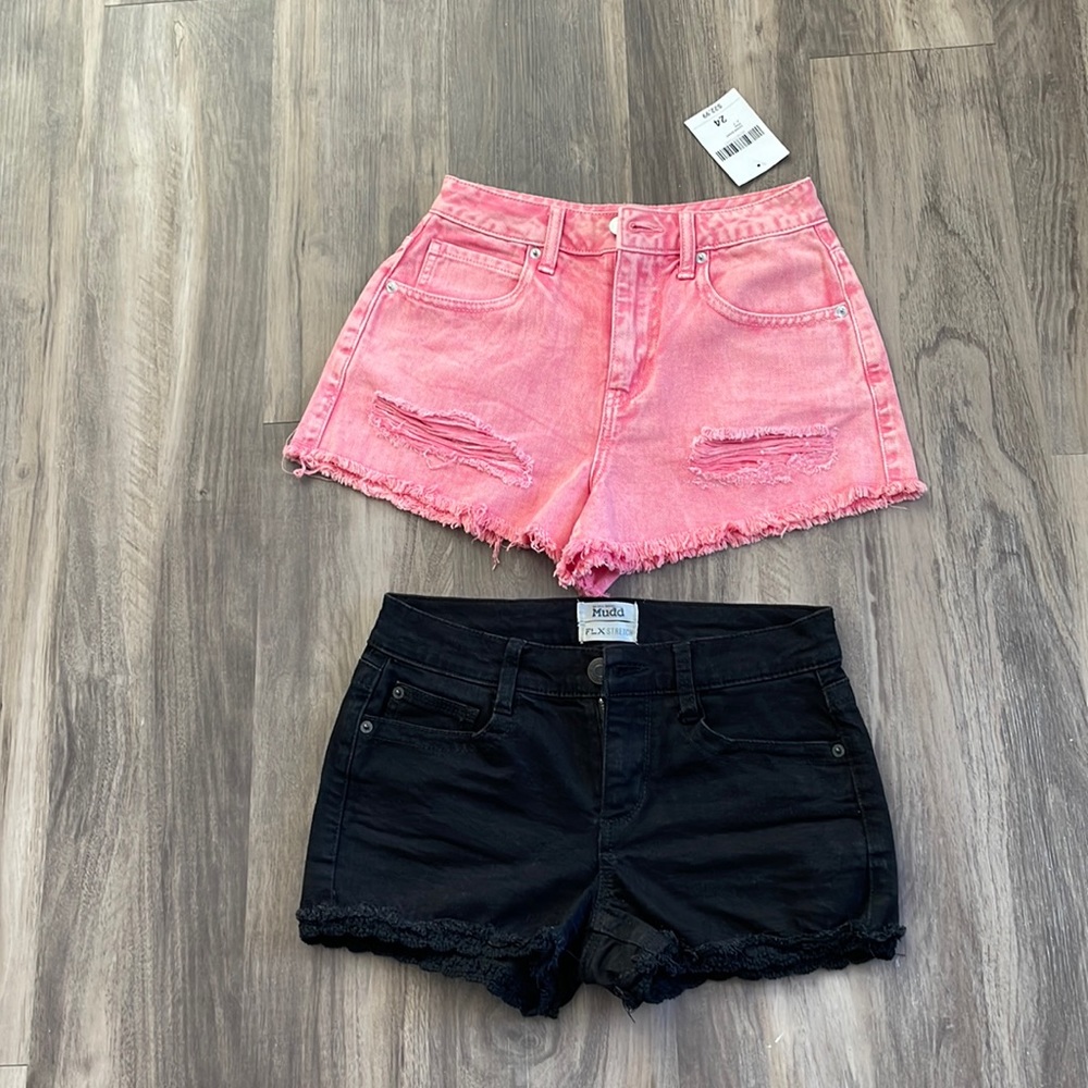 2 for 1; Forever21 (NWT) shorts + Mudd shorts